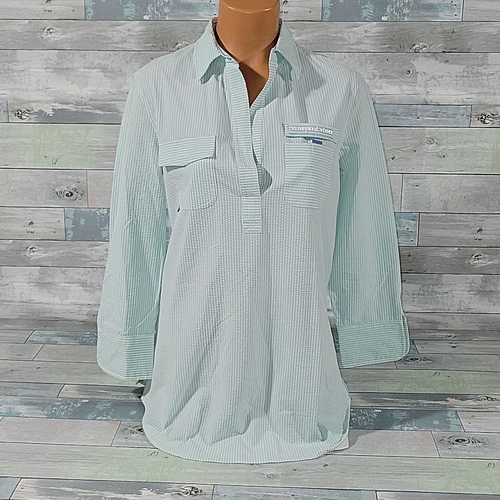 Vineyard Vines Performance Sailing Shirt sz 4
